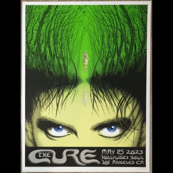 Other - 2023 The Cure Los Angeles III Silkscreen Concert Poster wall art print